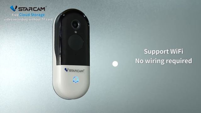 Vstarcam Smart wireless video intercom doorbell DB2 смотреть онлайн