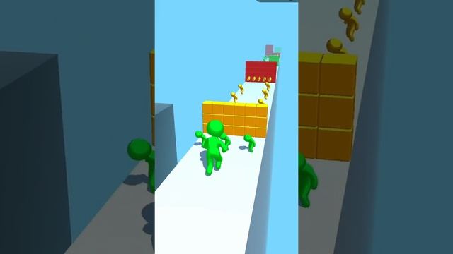 Color Run Stickman 3D Gameplay (iOS & Android) Walkthrough Part 2 смотреть онлайн