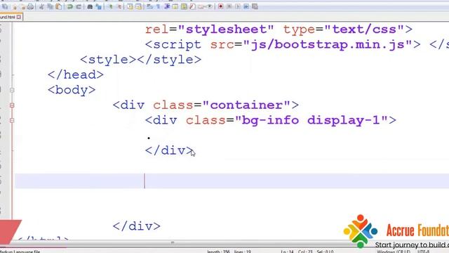 Bootstrap Background Classes | CLASS 3 | Accrue Foundation смотреть онлайн