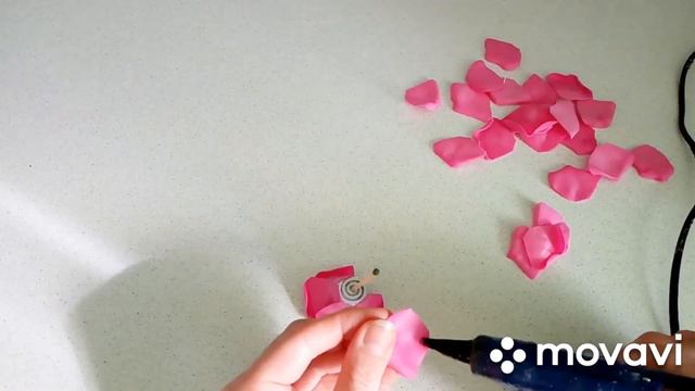 Резиночки из зефирного фоамирана/ МК/DIY/elastics from foamiran… смотреть онлайн