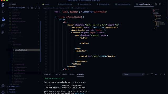 React Tutorial #44 React Hooks Multi Level Login JWT #5 | Tutorial ReactJS Indonesia смотреть онлайн