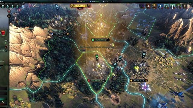 Age of Wonders 4: Maxing Gold and Research - 8K gold a turn, 13K research - 40 Turn Magic Victory смотреть онлайн