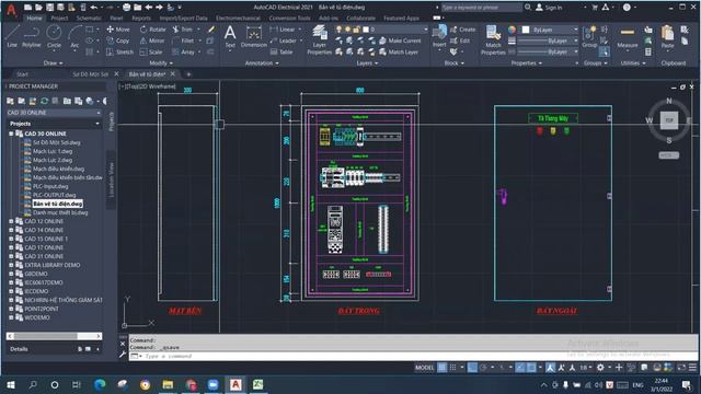 In các bản vẽ thuộc Project trong AutoCad Electrical смотреть онлайн