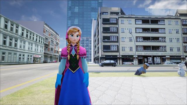 Street Fighter Frozen Anna vs Hans funny frozen video and elsa and olaf watch!!!!! смотреть онлайн