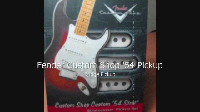 Fender Pickups Test - Bridge: CS 54, CS 69, CS Fat 50s & American Vintage Strat смотреть онлайн
