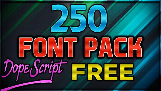 Dope Script|250 Fonts Pack Free | Android / Ios | Photoshop Touch | Phonto | смотреть онлайн