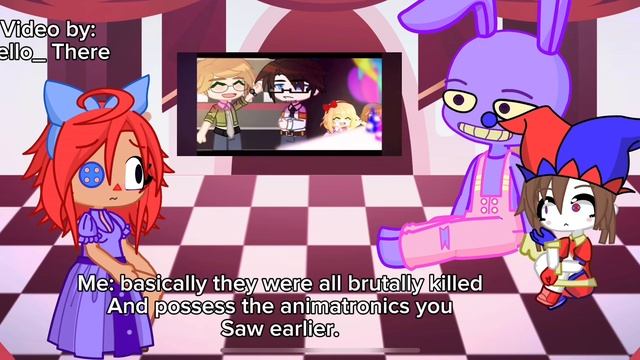 The Amazing Digital Circus Reacts to FNAF/AFTON FAMILY (reaction video) (ORIGINAL VIDEO) смотреть онлайн