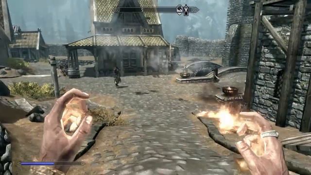 Skyrim Yellow Textures Dual Casting Bug смотреть онлайн