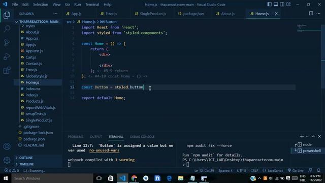 How to use "Styled Components" in React смотреть онлайн