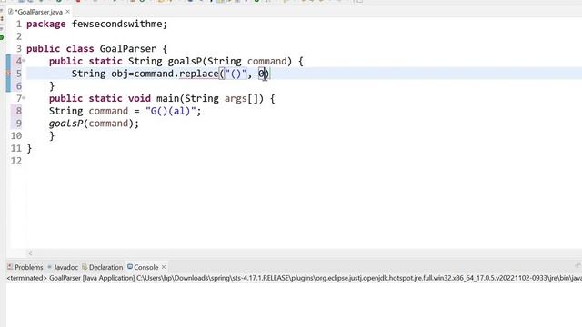 Goal Parser Interpretation ||Day3 ||JavaCode ||StringProblem смотреть онлайн