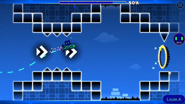 Caffeine step by Mulpan (Insane 8*) | Geometry dash 2.2 server смотреть онлайн