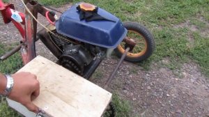 Самодельный трицикл с двигателем КРОТ