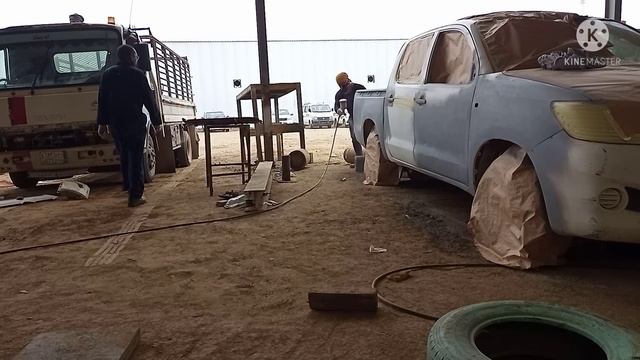 #toyota hilux pick up #auto repair and painting смотреть онлайн