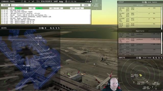 Tower3D Pro | Multiplayer Air Traffic Control Simulator | KJFK | Tower Mode | #1 смотреть онлайн