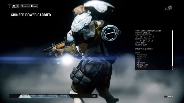 Warframe Model Showcase: Grineer Power Carrier (Without Face Shield) смотреть онлайн