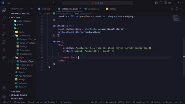 Cómo crear una Quiz App con React y Tailwind paso a paso | Práctica para principiantes смотреть онлайн