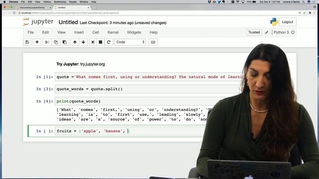 Jupyter demo 3—Playing With Lists смотреть онлайн