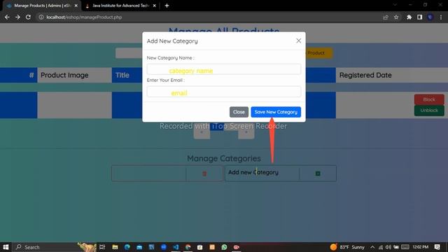 Web Project Task 46 | 1st Year | Semester 01 | Java Institute |eShop application смотреть онлайн