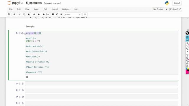 Arithmetic Operators in Python | PYTHON PROGRAMMING IN KANNADA #15 | Charan H U смотреть онлайн