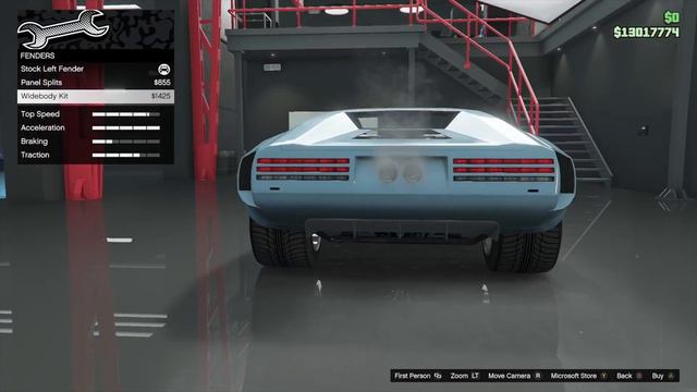 De Tomaso Pantera in GTA 5 Online - Lampadati Viseris Customization - The Doomsday Heist DLC смотреть онлайн
