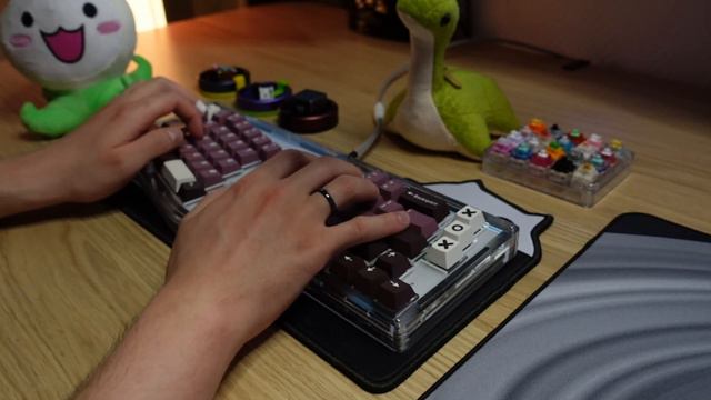 [#asmr 😴💤 ] Pure Typing Sounds of 4 Custom Keyboards | Relaxing | Studying смотреть онлайн
