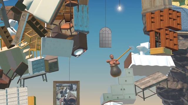 Прохожу геттинг овер ит (часть 2) #gettingoverit #прохождение