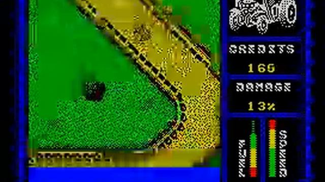 Dirt Track Racer Walkthrough, ZX Spectrum смотреть онлайн