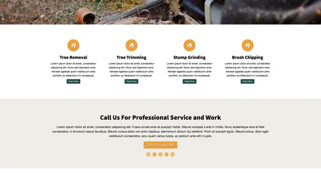 The Tree Service WordPress Theme - upbeat fun design for tree service businesses смотреть онлайн