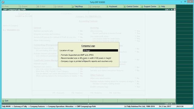 Insert Company Logo in Invoice in Tally.ERP9 5.3.5 Release смотреть онлайн