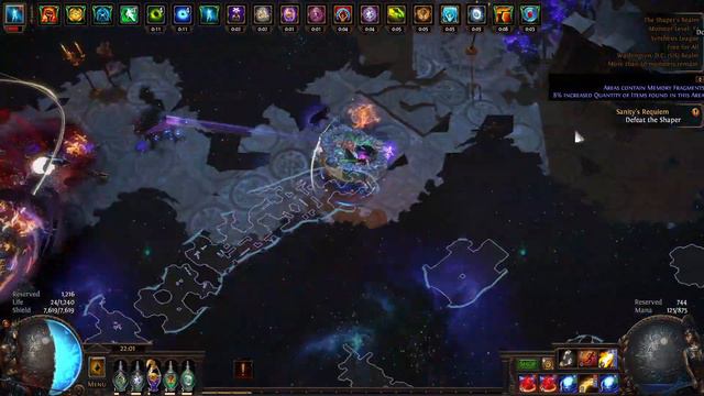 Path of Exile 3.6 Divine Ire Deathless Shaper Run смотреть онлайн