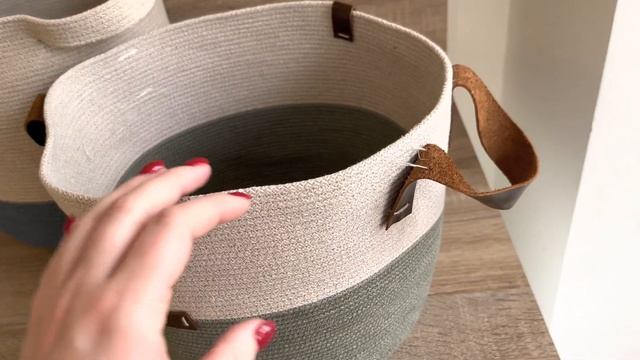 Корзина из шнура после стирки Корзина для лекарств смотреть онлайн