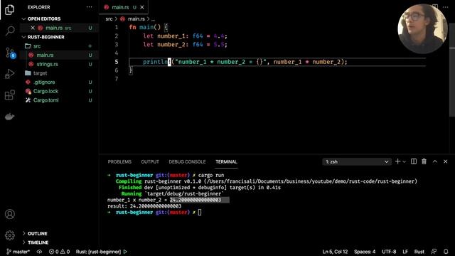 Rust Beginners 3 - Floats and Function Arguments смотреть онлайн
