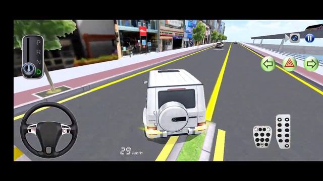 New Mercedes G63 SUV Car Game To The Gas Station For Refuel Gameplay - 3D Driving Class Simulation смотреть онлайн
