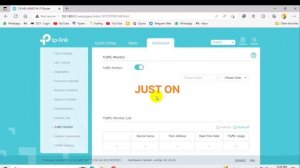 How to Enable Traffic Monitor on TP-Link Archer C6/A6 router | Archer C6/A6 Traffic Statistics | TP