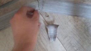 Плинтус - нестандартный угол, 2 способа