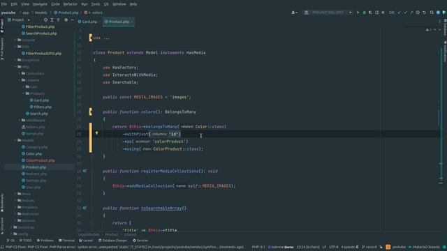 LaraПрактика #2. Pivot Model. Отношения в Pivot Model с другими таблицами смотреть онлайн