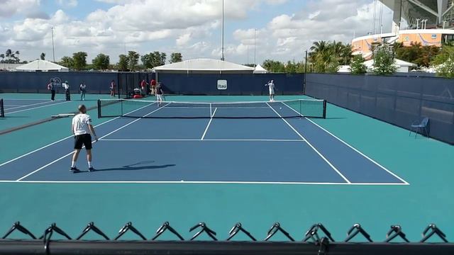 Roger Federer practicing before Miami open 2019 смотреть онлайн