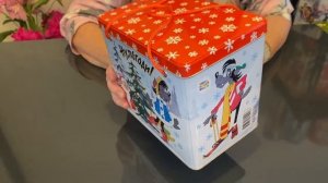 Ну погоди - сладкий детский Новогодний подарок в жестяной шкатулке