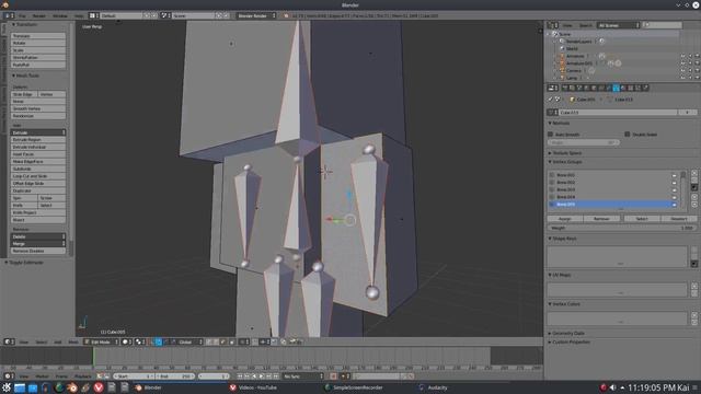 Blender Tutorial - How to Weight Paint in Blender смотреть онлайн