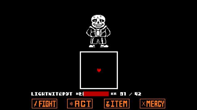Sans Fight But I Dodge His Last Gaster Blaster Attack