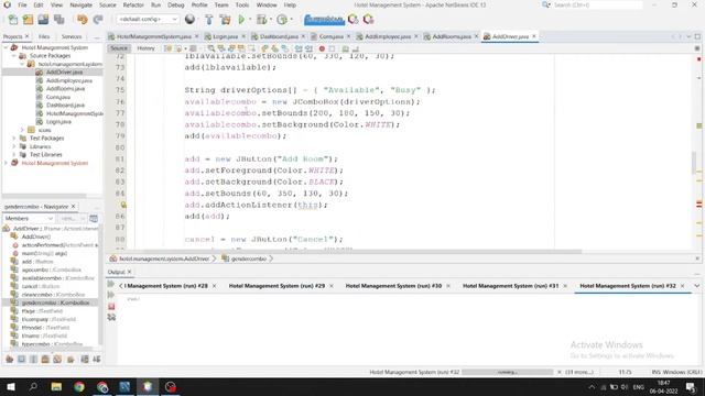 8/17 - Hotel Management System | Java Project | Creating AddDriver Class смотреть онлайн
