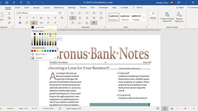 SAM Project 7a Cronus Bank смотреть онлайн