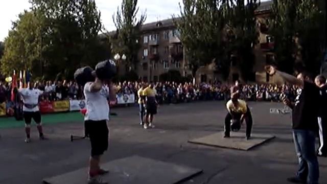 Турнир в Мелитополе, гантель - 80 кг, Украина vs Беларусь. смотреть онлайн