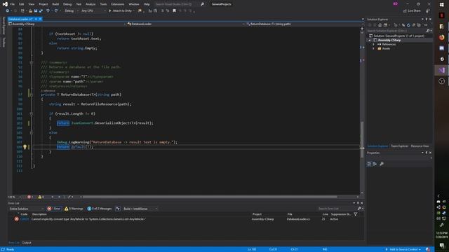 Unity - Json Loading A Single Instance Vs Collection смотреть онлайн