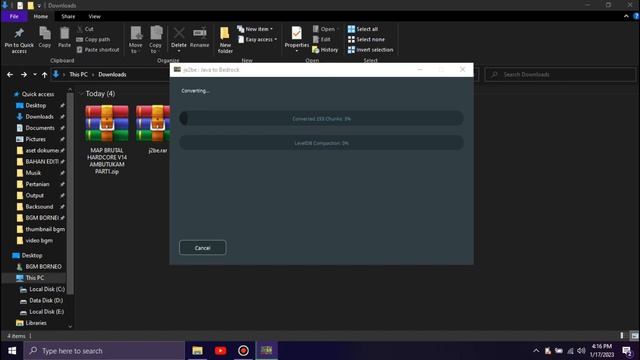 cara convert world java ke bedrock | convert map brutal hardcore smp 1.19 download смотреть онлайн