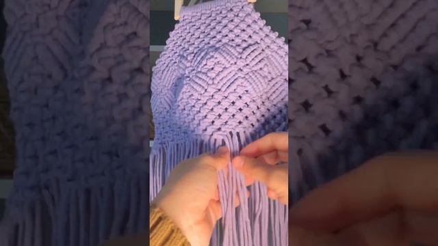 DIY a lovely Macrame Handbag смотреть онлайн