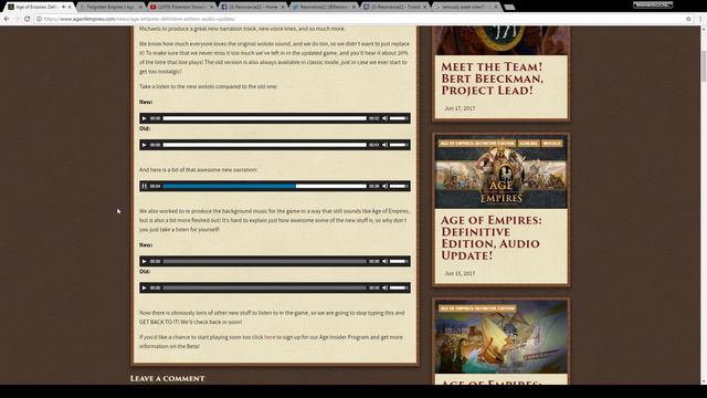 Age of Empires: Definitive Edition - New Features & Reveal смотреть онлайн