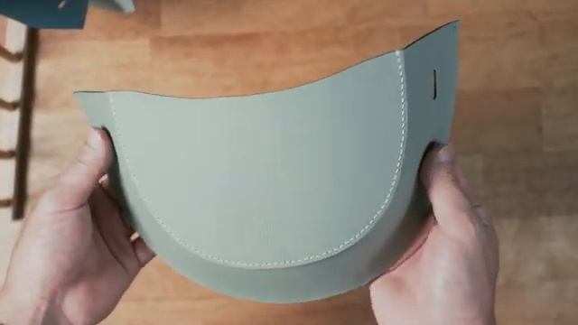 [leather craft]making a half moon bag + PDF pattern смотреть онлайн