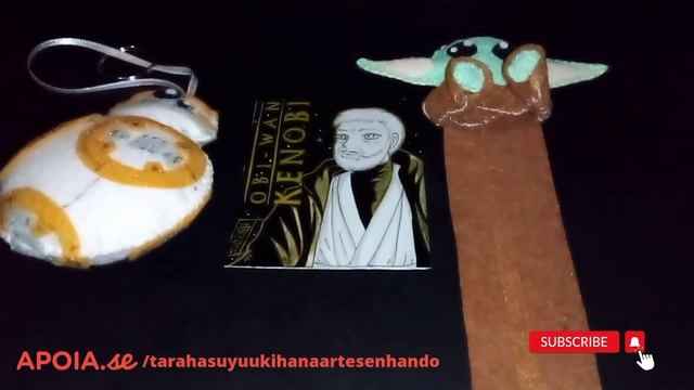 Recompensas de Maio/22 - Star Wars - sketchcard, chaveiro de feltro e marca-páginas de feltro смотреть онлайн