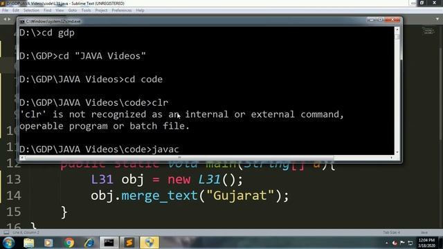 passing string argument to function | Lesson - 31 | JAVA in Hindi смотреть онлайн